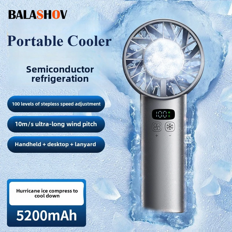 Outdoor Camping Misting Fan - 얼음찜질 고속 냉각 선풍기 USB 충전식