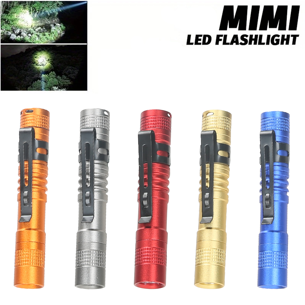 Outdoor Camping Lighting - 미니 휴대용 LED 펜 라이트 클립