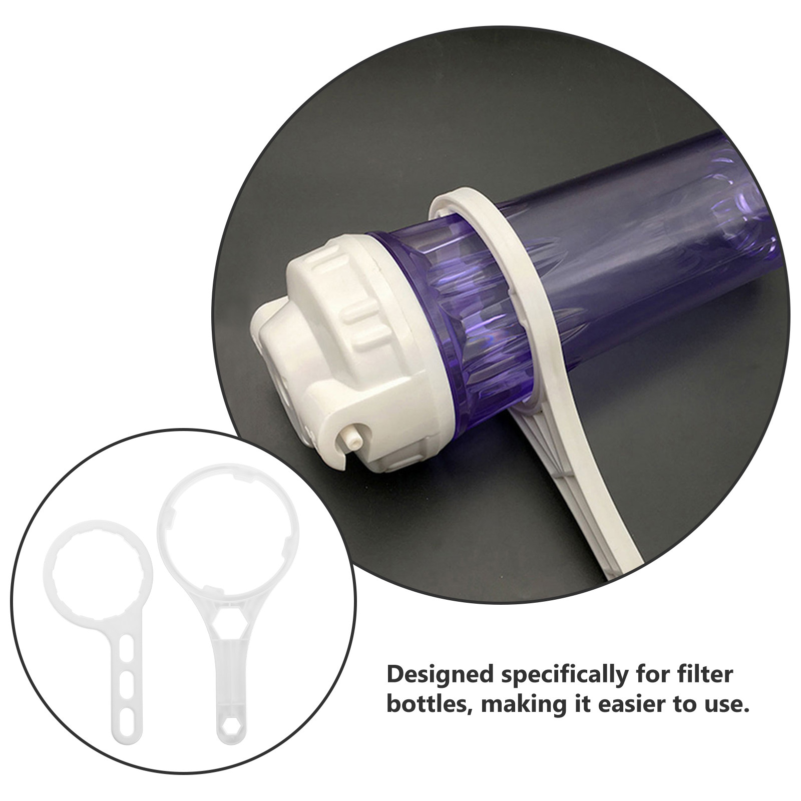 Portable Water Filter - 1 세트 멤브레인 필터 하우징 렌치