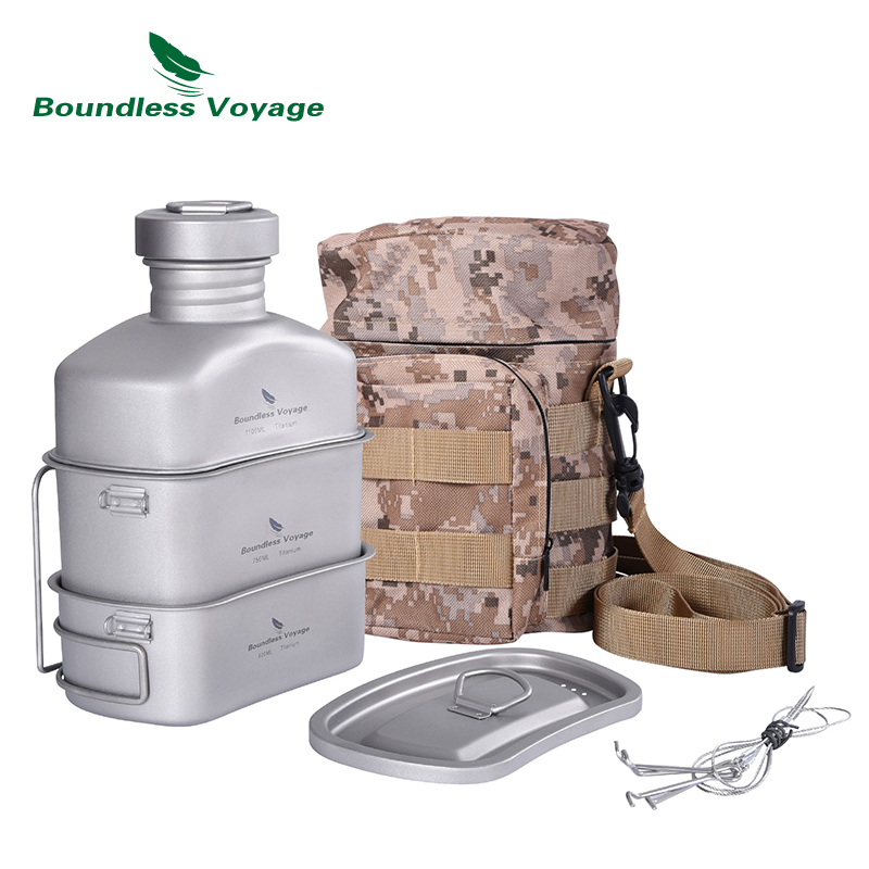 Outdoor Camping Cooking Equipment - 무한 항해 야외 군사 캔틴 병