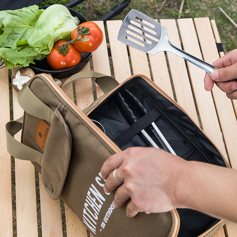 Outdoor Camping Cooking Equipment - 8pcs 캠핑 주방 조리기구 세트 휴대용