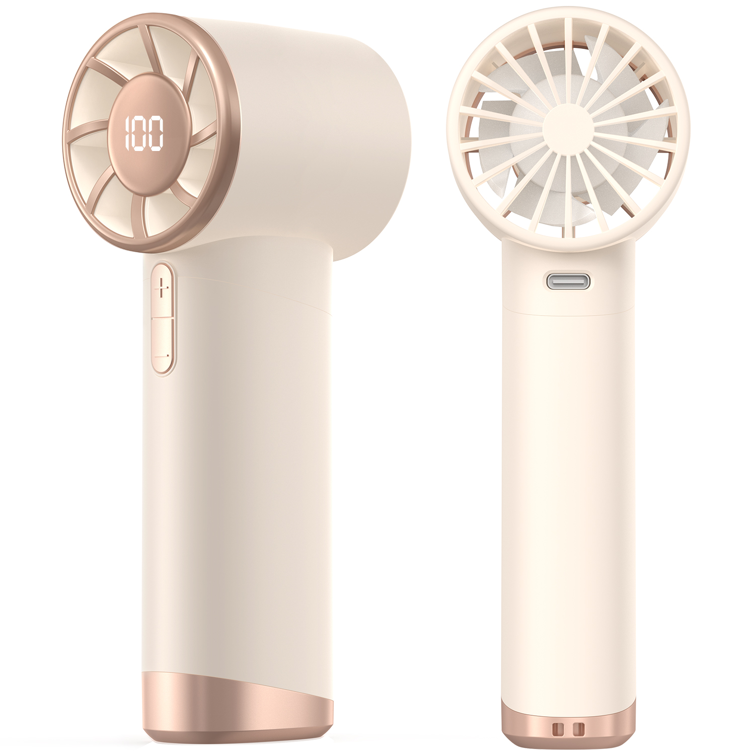 Outdoor Camping Misting Fan - 휴대용 핸드헬드 팬, 속도(1-100) 조절 가능한