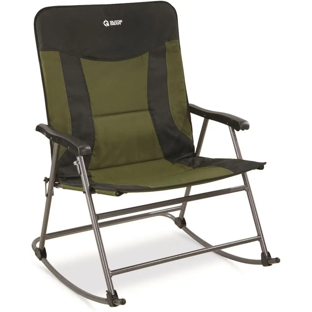 Outdoor Camping Rocking Chair - 대형 600파운드 용량의 휴대용 흔들의자 캠핑