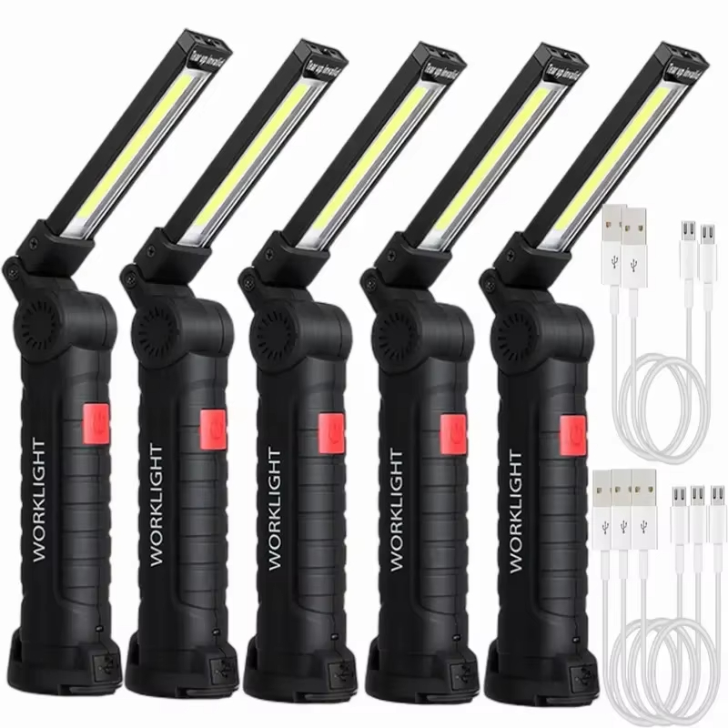 Outdoor Camping Lighting - 휴대용 COB LED 손전등 USB 충전식