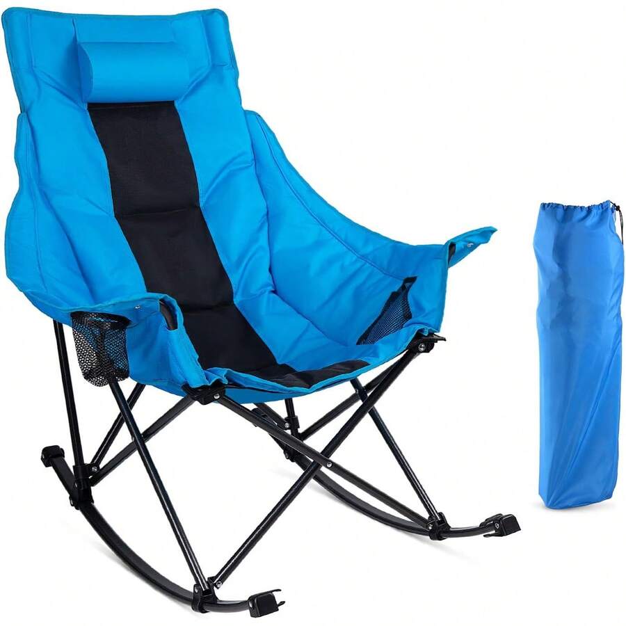 Outdoor Camping Rocking Chair - 성인용 야외 접이식 흔들의자 캠핑 의자