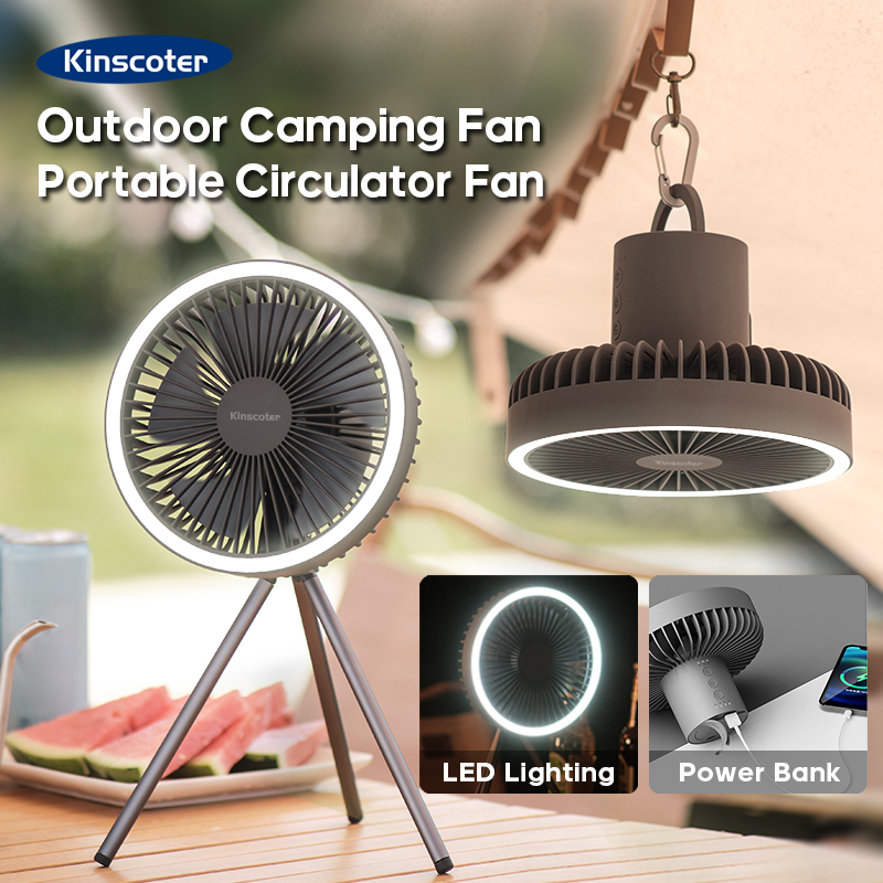 Outdoor Camping Misting Fan - 10000mAh 4000mAh 캠핑 팬 충전식 데스크탑