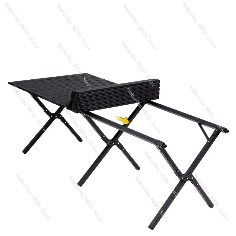 Outdoor Camping Folding Table - 휴대용 야외 접이식 캠핑 테이블 및