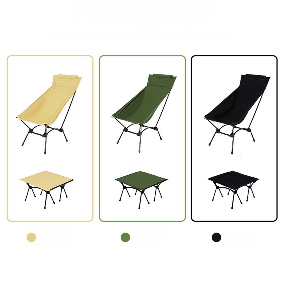Outdoor Camping Rocking Chair - 다기능 캠핑 문체어 야외용 하이백 초경량