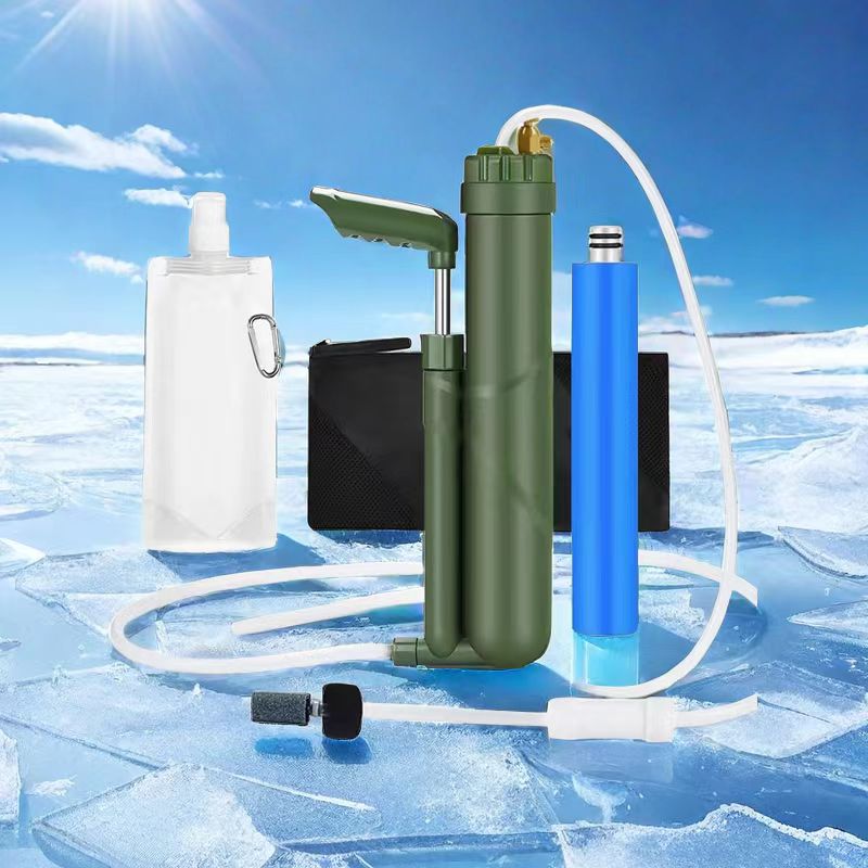 Portable Water Filter - Filterwell 휴대용 핸드 펌프 RO 정수기,