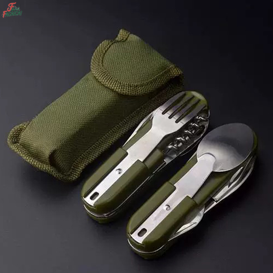 Outdoor Camping Uk - 캠핑용품 5-in-1 스테인리스 스틸 여행 세트,