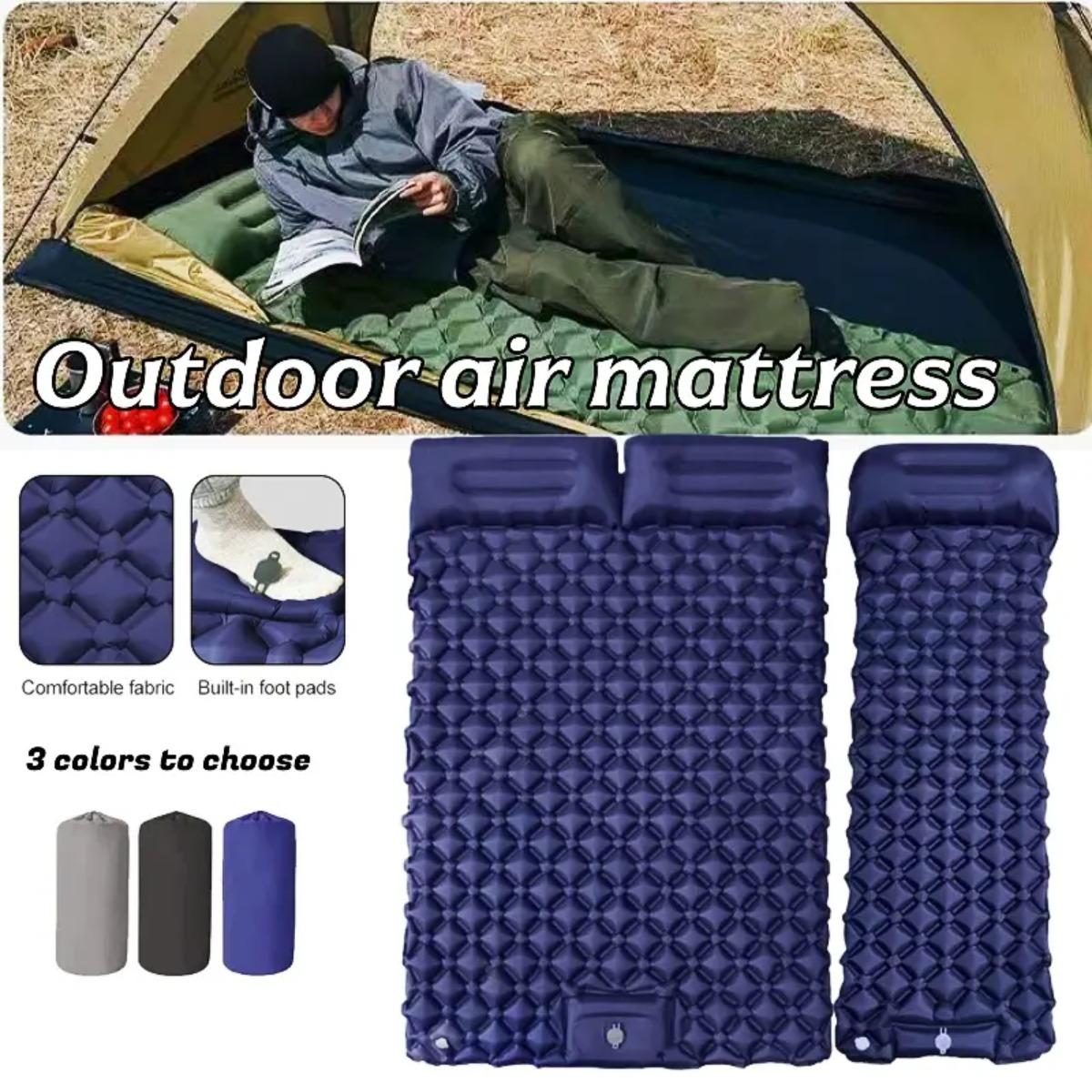 Outdoor Camping Mat Waterproof - 싱글 & 더블 에어 매트리스, 접이식