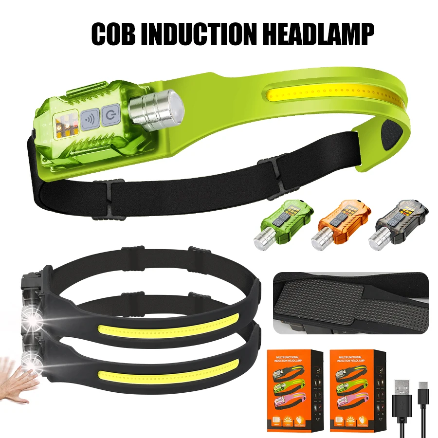 Outdoor Camping Lighting - 강력한 LED 헤드램프 휴대용 충전식 헤드