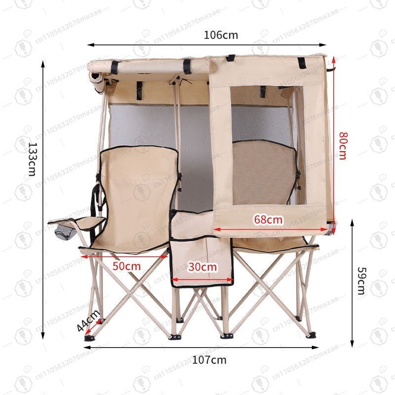 Outdoor Camping Chairs Folding - 야외 캠핑 레저용 이중 접이식 의자