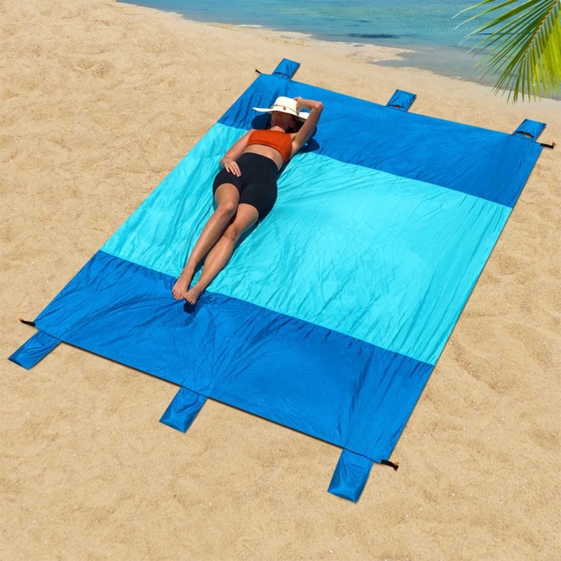 Outdoor Camping Mat Waterproof - 모래 무료 모래 해변 담요 휴대용