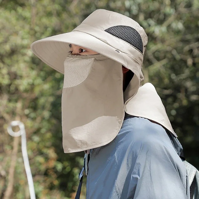 Outdoor Camping Hat - 여름 햇빛 차단 모자 UV 차단