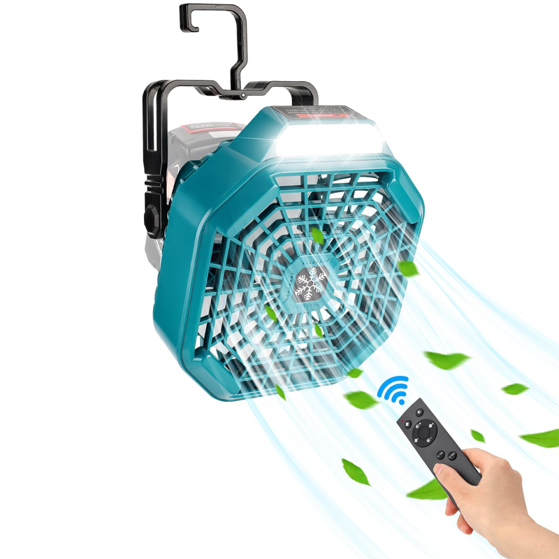 Outdoor Camping Misting Fan - Bosch 18V 리튬 배터리용 휴대용 실외