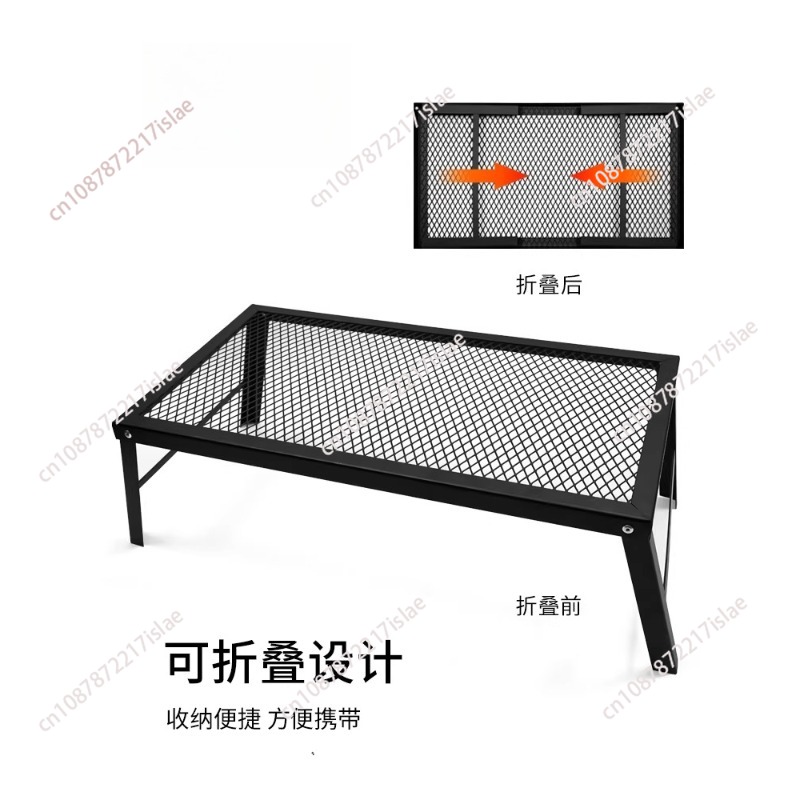 Outdoor Camping Folding Table - 휴대용 초경량 금속 접이식 테이블 (야외