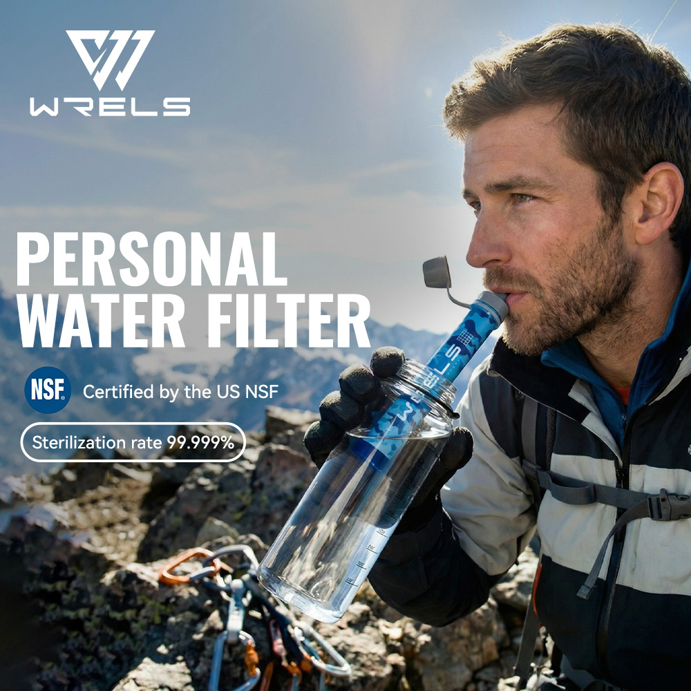 Portable Water Filter - WRELS 야외 휴대용 정수 필터 세트