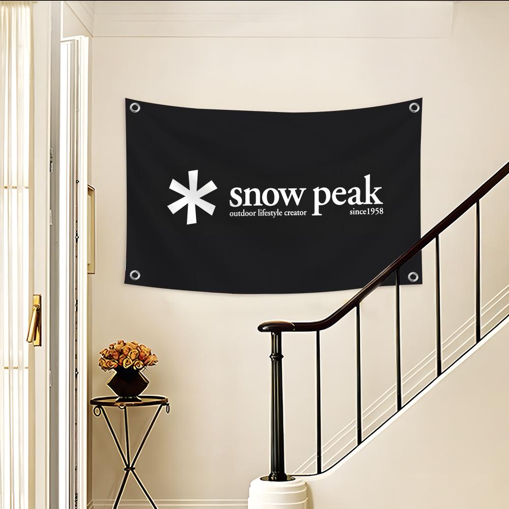 Outdoor Camping Brand - 스노우 P-피크 브랜드 플래그 플래그 맞춤형