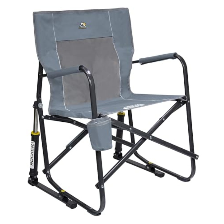 Outdoor Camping Rocking Chair - 야외용 프리스타일 로커 캠핑 의자, 내구성