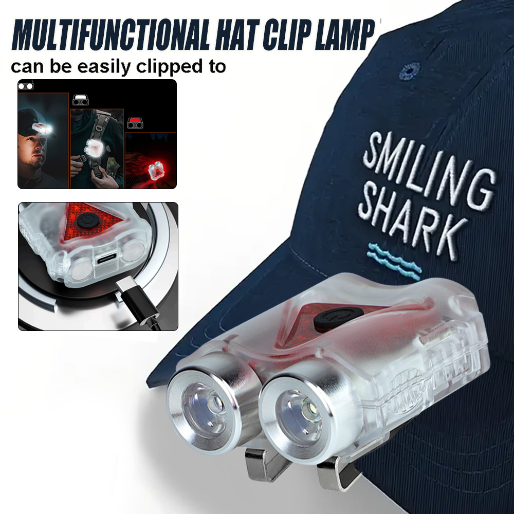 충전식 핸즈프리 LED 헤드램프, 방수 키체인 자석 헤 - Outdoor Camping Hat 리뷰 및 가격