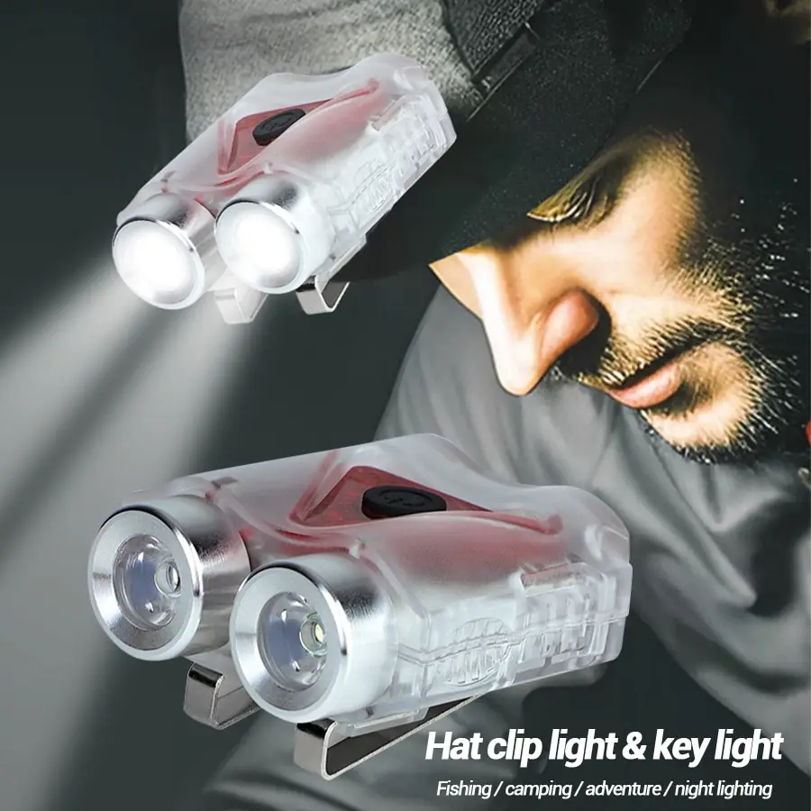 충전식 핸즈프리 LED 헤드램프, 방수 키체인 자석 헤 - Outdoor Camping Hat 리뷰 및 가격