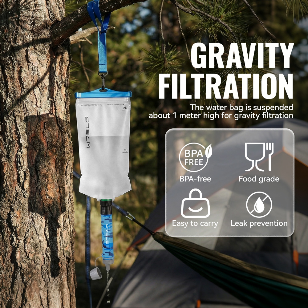 WRELS 야외 하이킹 미니 캠핑 정수 필터 고품질 휴 - Portable Water Filter 리뷰 및 가격