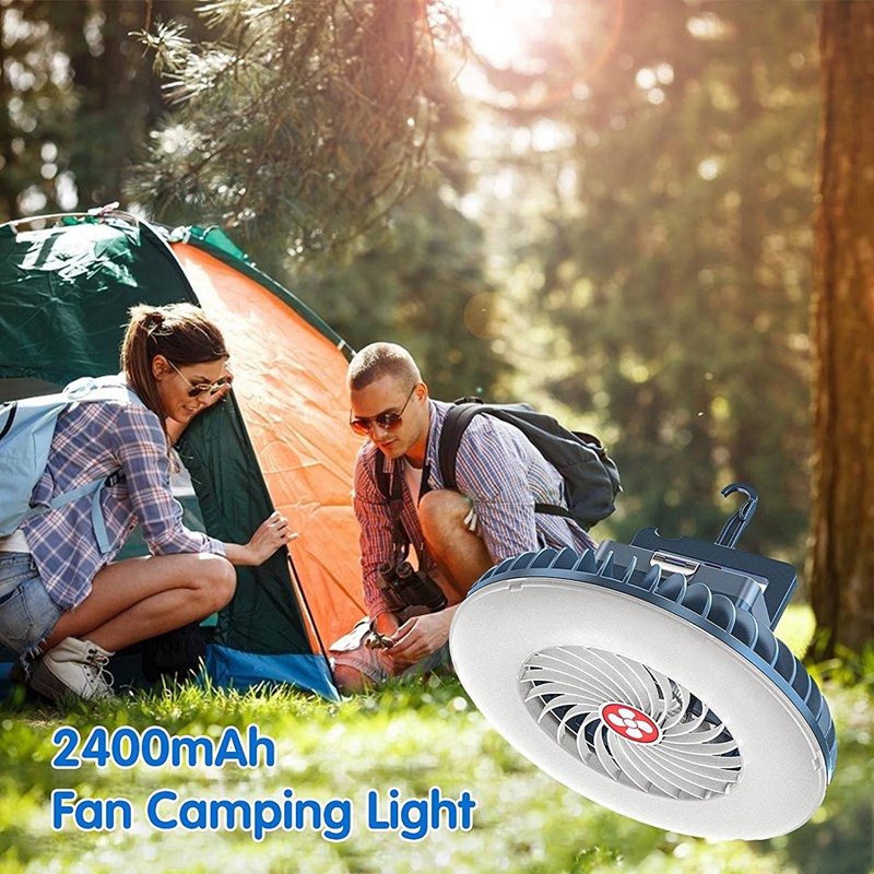 LED USB 충전식 배터리 작동 선풍기, 휴대용 캠핑 - Outdoor Camping Misting Fan 리뷰 및 가격