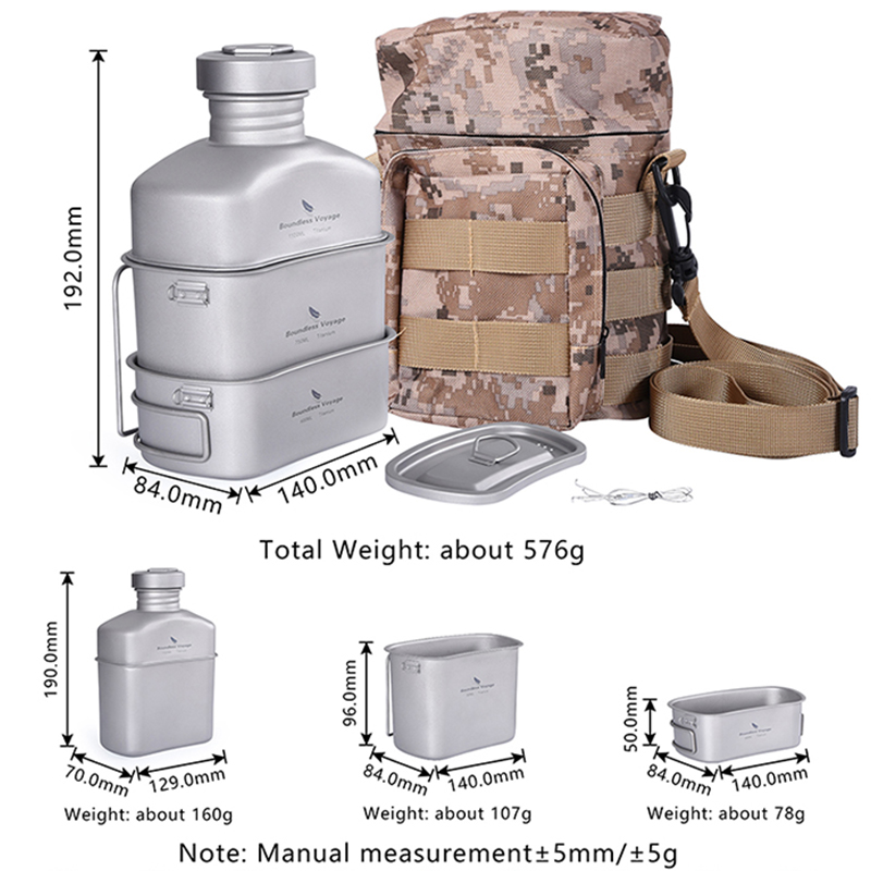 무한 항해 야외 군사 캔틴 병 캠핑 하이킹 워터 컵 티 - Outdoor Camping Cooking Equipment 리뷰 및 가격