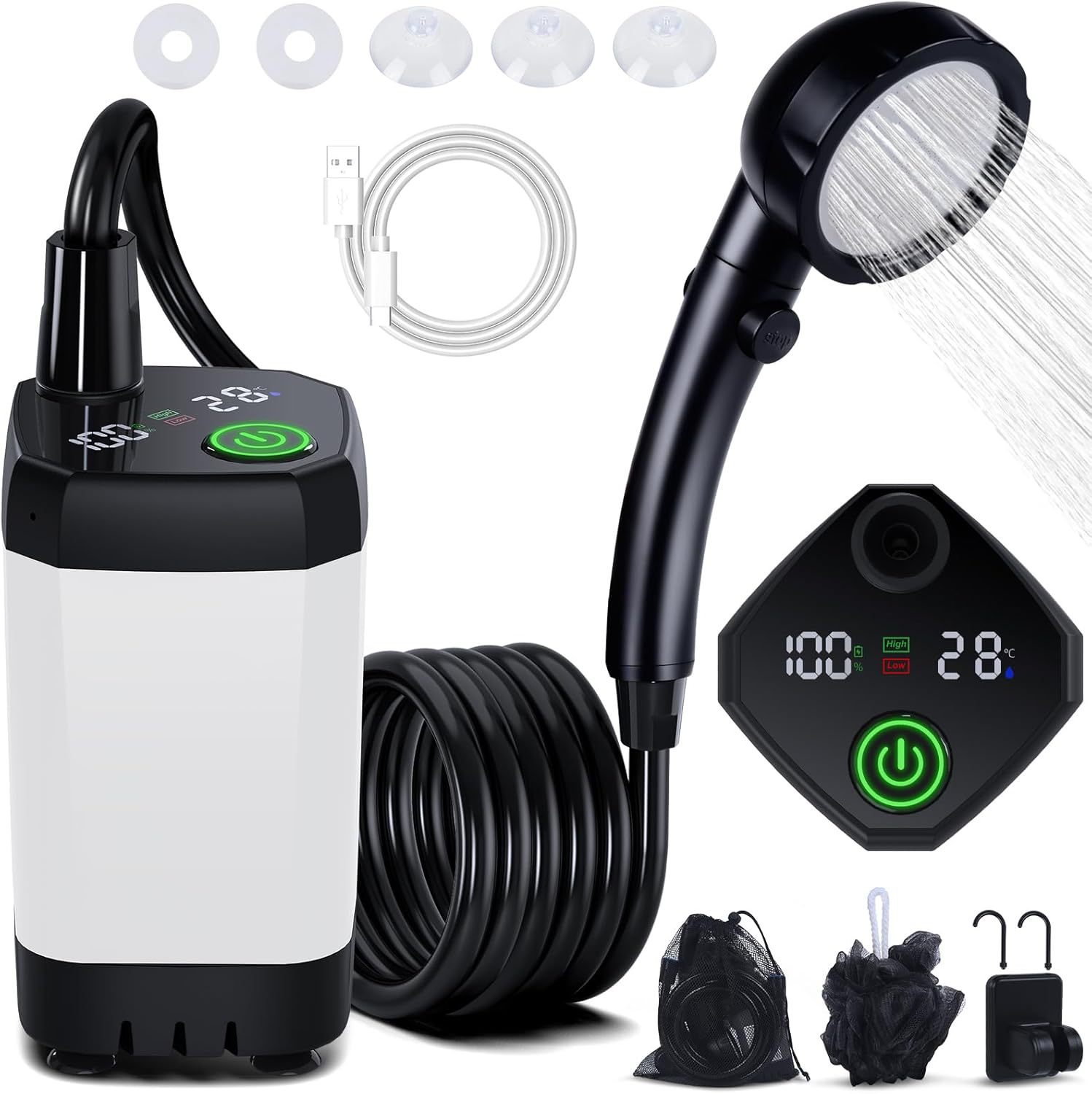 휴대용 자흡식 전기 야외 샤워기, 가정, 기숙사, 시골 - Outdoor Camping Shower 리뷰 및 가격