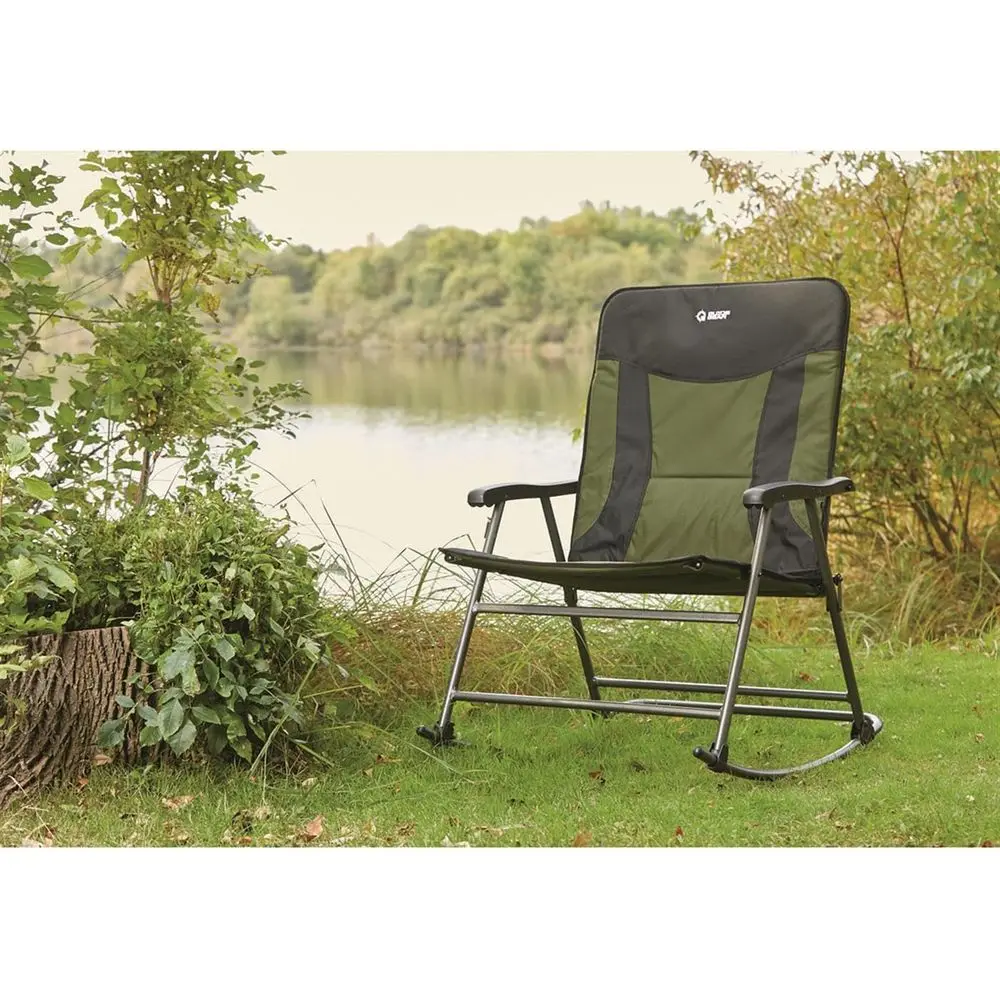대형 600파운드 용량의 휴대용 흔들의자 캠핑 의자,  - Outdoor Camping Rocking Chair 리뷰 및 가격