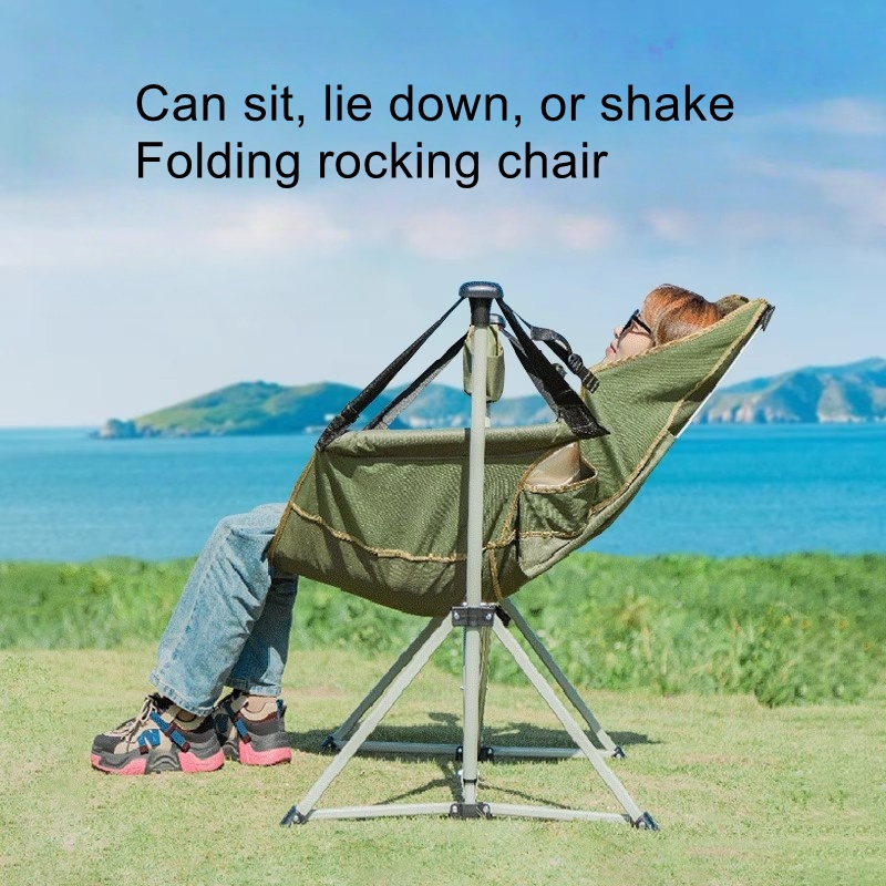 야외 여행용 흔들의자, 휴대용 야외 캠핑 접이식 의자, - Outdoor Camping Rocking Chair 리뷰 및 가격