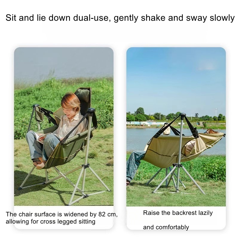 야외 여행용 흔들의자, 휴대용 야외 캠핑 접이식 의자, - Outdoor Camping Rocking Chair 리뷰 및 가격