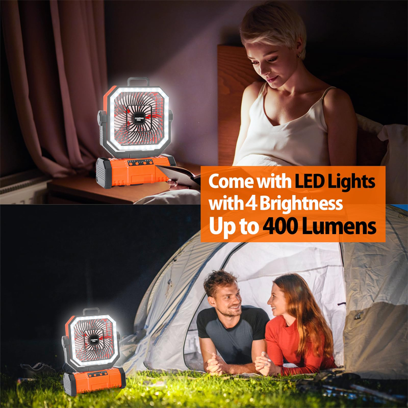 20000mAh 캠핑 천장 선풍기, 충전식 배터리 구동 - Outdoor Camping Misting Fan 리뷰 및 가격