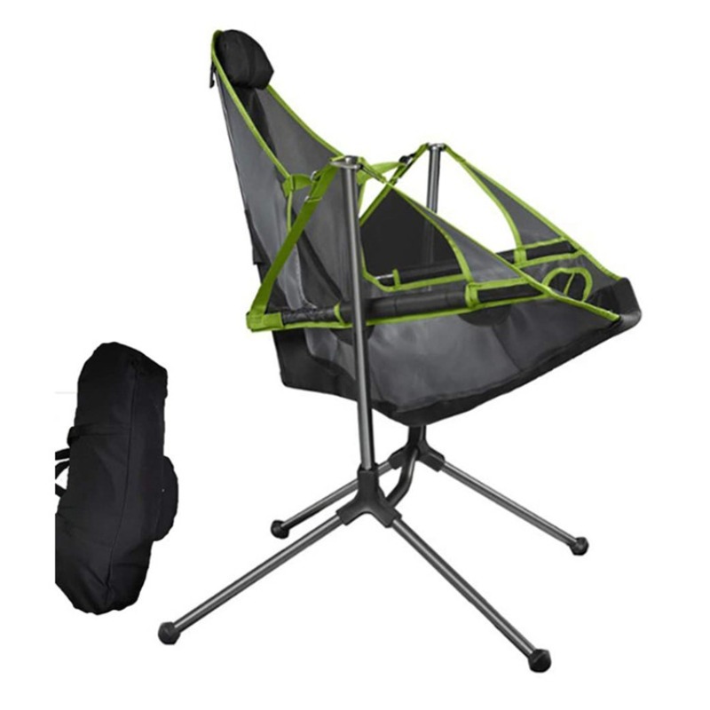 휴대용 접이식 캠핑 흔들의자, 정원, 해변, 낚시, 여 - Outdoor Camping Rocking Chair 리뷰 및 가격