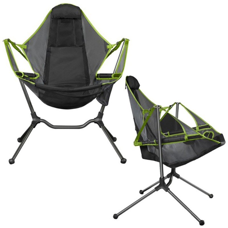 휴대용 접이식 캠핑 흔들의자, 정원, 해변, 낚시, 여 - Outdoor Camping Rocking Chair 리뷰 및 가격