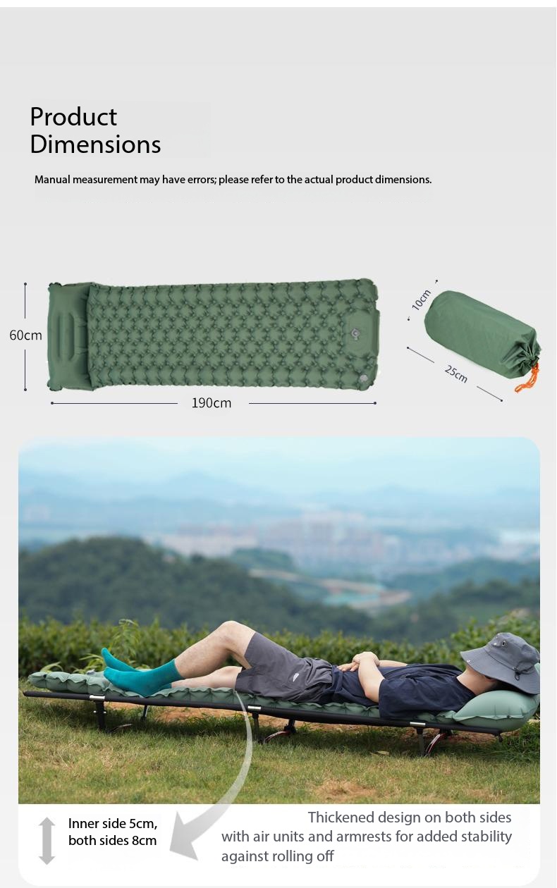방수 휴대용 캠핑 에어 매트리스 야외 수면 패드 초경량 - Outdoor Camping Mat Waterproof 리뷰 및 가격