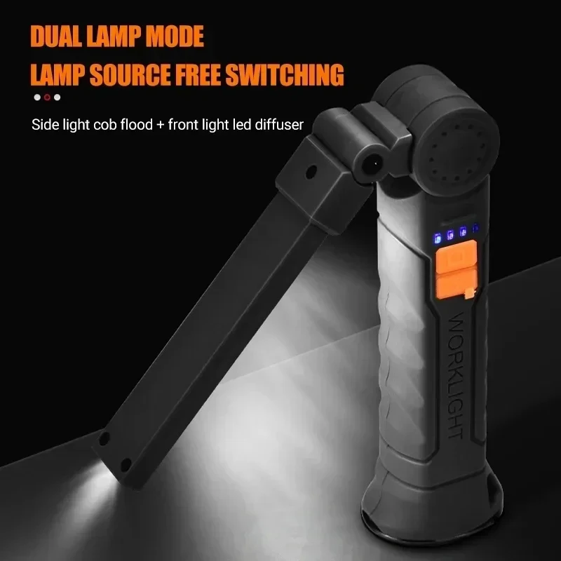 휴대용 COB LED 손전등 USB 충전식 작업등 내장 - Outdoor Camping Lighting 리뷰 및 가격