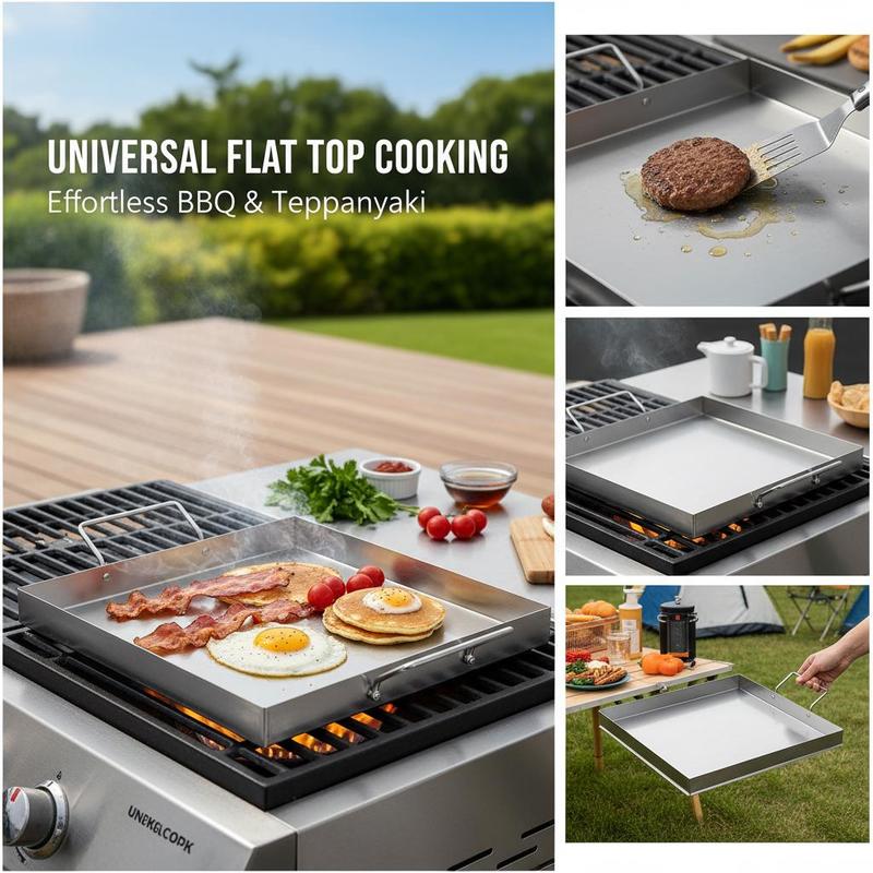 범용 플랫탑 그리들 18x16인치 캠핑, 테일게이팅 파 - Outdoor Camping Cooking Equipment 리뷰 및 가격