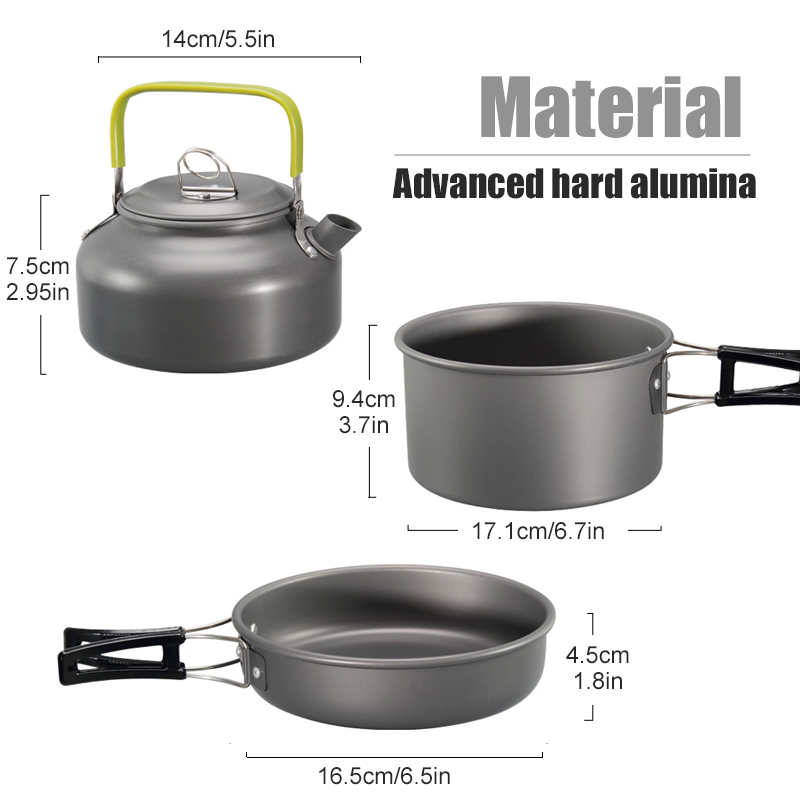 WESTTUNE 캠핑 조리기구 키트 알루미늄 야외 휴대 - Outdoor Camping Cooking Equipment 리뷰 및 가격