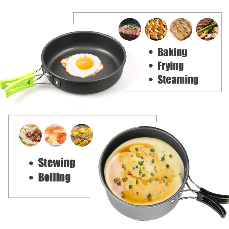 WESTTUNE 캠핑 조리기구 키트 알루미늄 야외 휴대 - Outdoor Camping Cooking Equipment 리뷰 및 가격