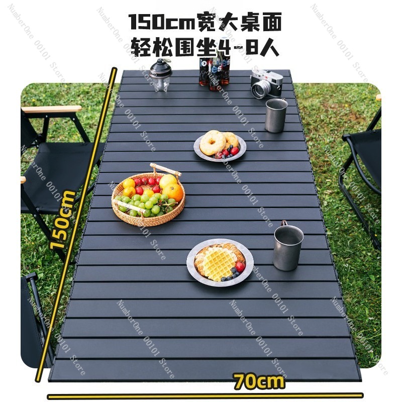 휴대용 야외 접이식 캠핑 테이블 및 의자 세트 롤업 슬 - Outdoor Camping Folding Table 리뷰 및 가격