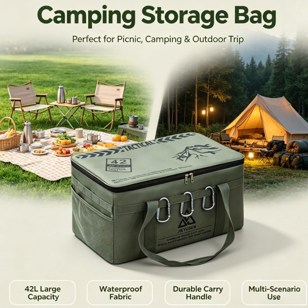 30/42L 접이식 휴대용 야외 피크닉 식기 보관 상자 - Outdoor Camping Cooking Equipment 리뷰 및 가격