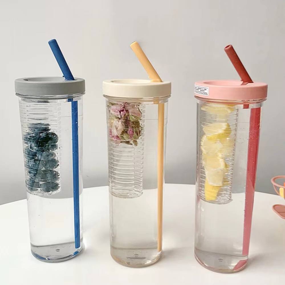 신제품 800ML 물병 티 필터 포함 투명 음료 컵 고 - Portable Water Filter 리뷰 및 가격