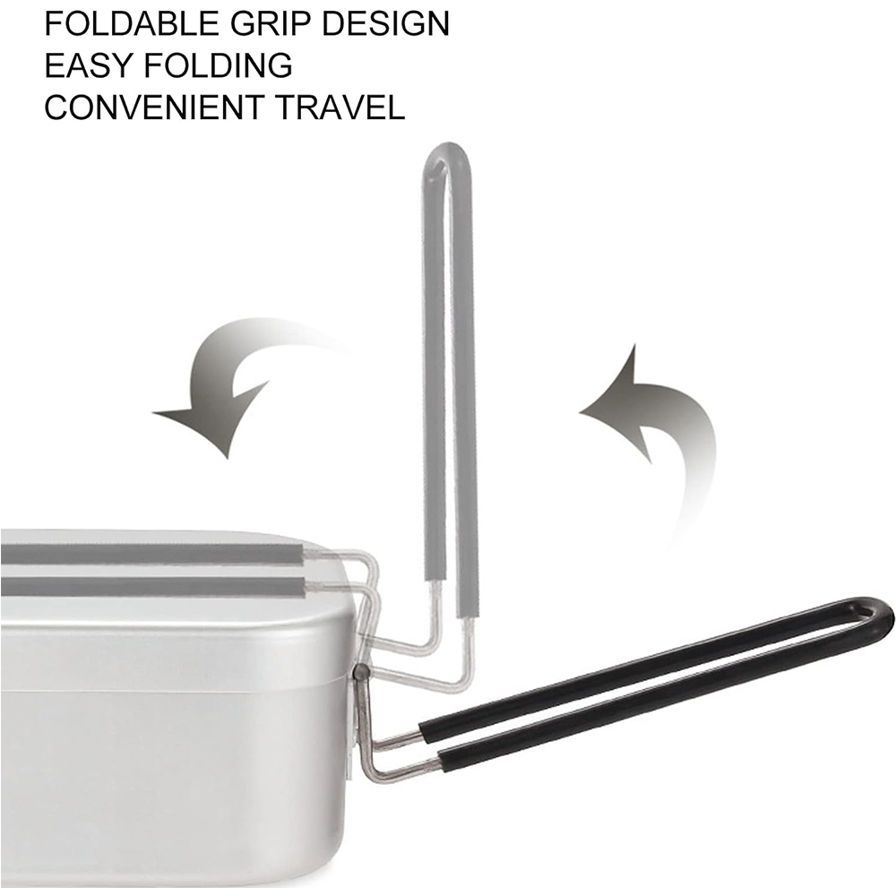 800ML 알루미늄 도시락 상자 야외 캠핑 조리기구 식 - Outdoor Camping Cooking Equipment 리뷰 및 가격