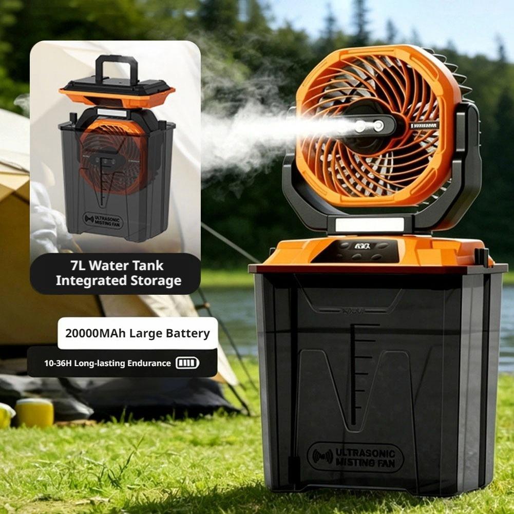 새로운 야외 미스트 팬 캠핑용 냉각 휴대용 팬 텐트 조 - Outdoor Camping Misting Fan 리뷰 및 가격