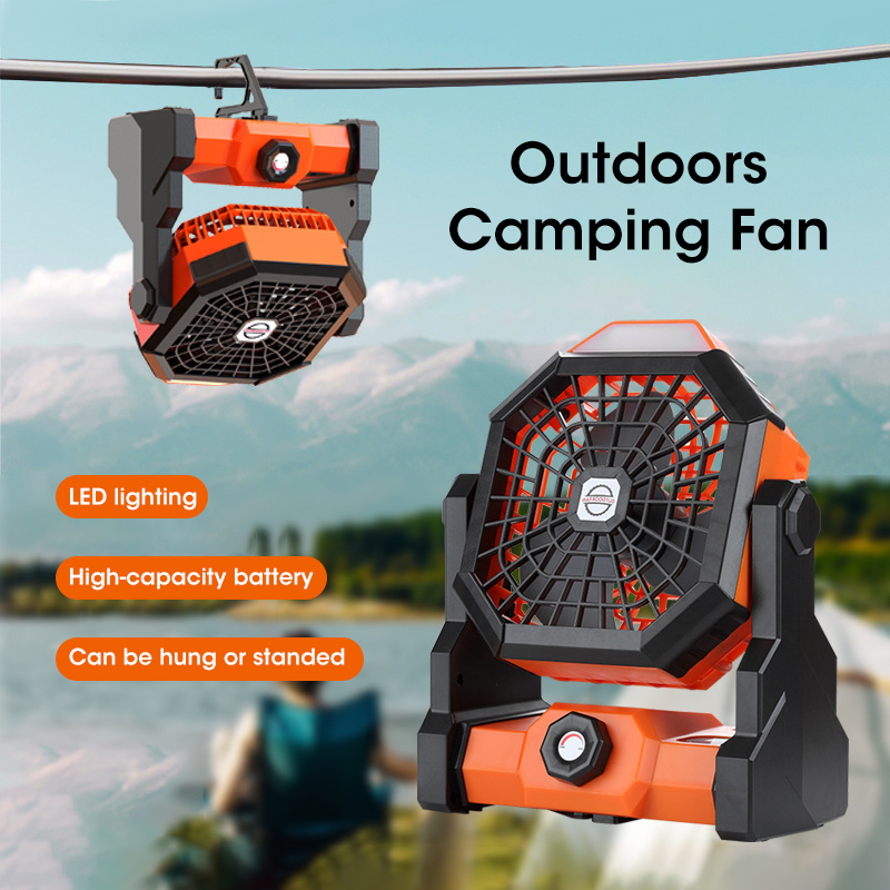 LED 랜턴과 10000mAh 캠핑 팬 휴대용 배터리  - Outdoor Camping Misting Fan 리뷰 및 가격