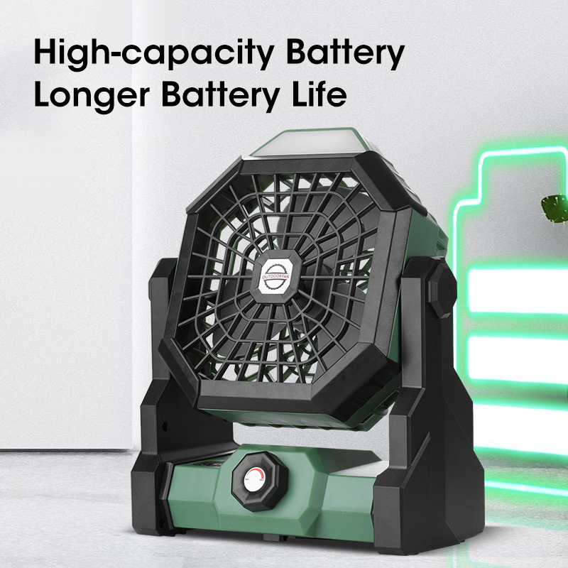 LED 랜턴과 10000mAh 캠핑 팬 휴대용 배터리  - Outdoor Camping Misting Fan 리뷰 및 가격