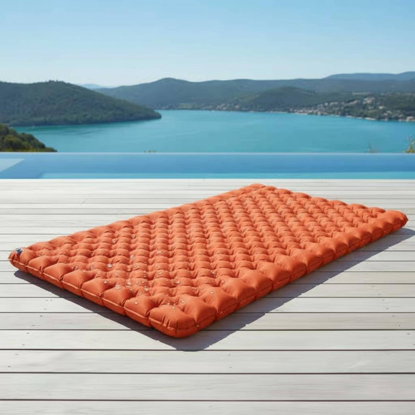 풍선형 캠핑 매트 나일론 TPU 풍선형 수면 패드 더블 - Outdoor Camping Mat Waterproof 리뷰 및 가격