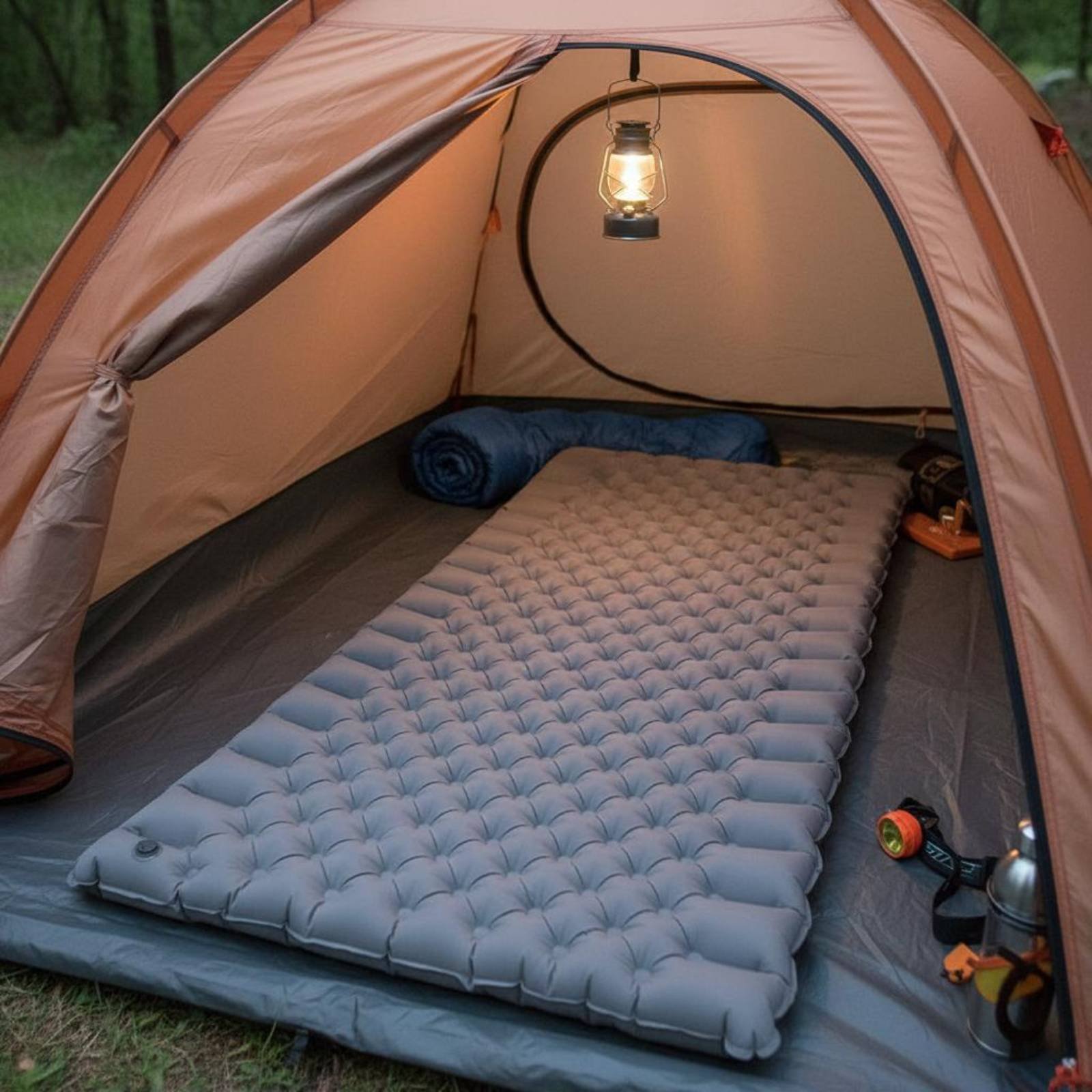 풍선형 캠핑 매트 나일론 TPU 풍선형 수면 패드 더블 - Outdoor Camping Mat Waterproof 리뷰 및 가격